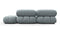 Bellini Sectional - Mario Bellini Sectional, Small Left Corner, Cerulean Chenille