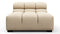 Tufty Outdoor - Tufty Outdoor Module, Armless Chaise, Latte Performance Weave