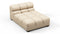 Tufty Outdoor - Tufty Outdoor Module, Armless Chaise, Latte Performance Weave