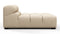 Tufty Outdoor - Tufty Outdoor Module, Armless Chaise, Latte Performance Weave