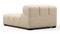 Tufty Outdoor - Tufty Outdoor Module, Armless Chaise, Latte Performance Weave