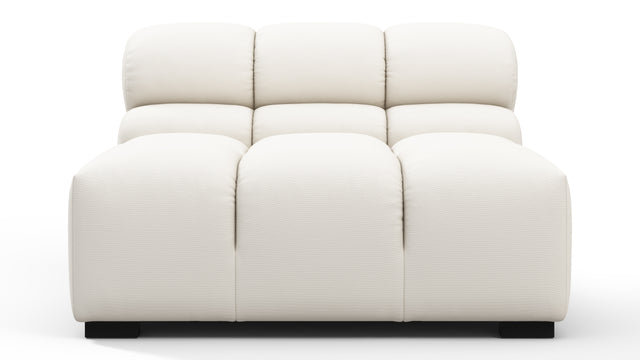 Tufty Outdoor - Tufty Outdoor Module, Armless, Soft White Performance Weave
