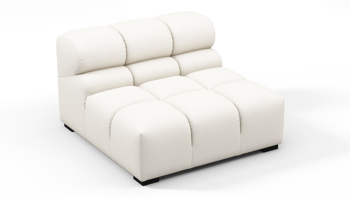 Tufty Outdoor - Tufty Outdoor Module, Armless, Soft White Performance Weave