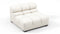 Tufty Outdoor - Tufty Outdoor Module, Armless, Soft White Performance Weave
