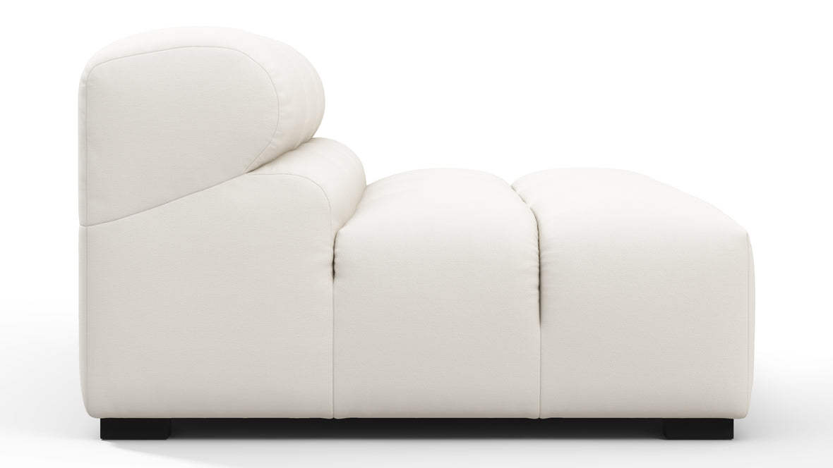 Tufty Outdoor - Tufty Outdoor Module, Armless, Soft White Performance Weave