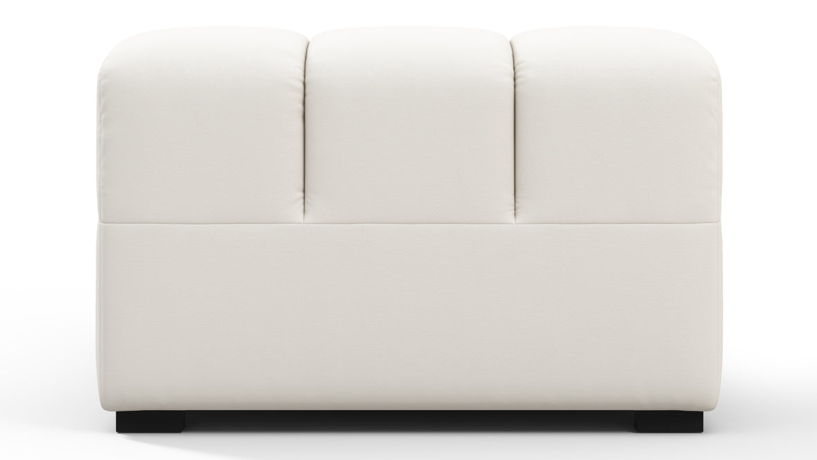 Tufty Outdoor - Tufty Outdoor Module, Armless, Soft White Performance Weave