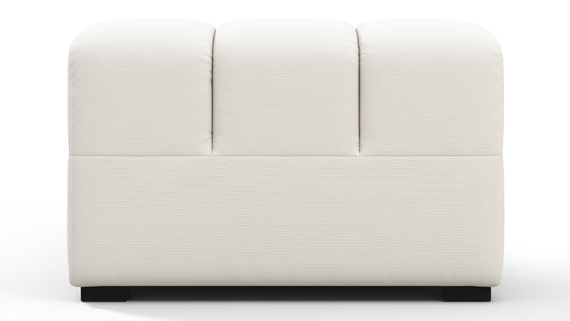 Tufty Outdoor - Tufty Outdoor Module, Armless, Soft White Performance Weave