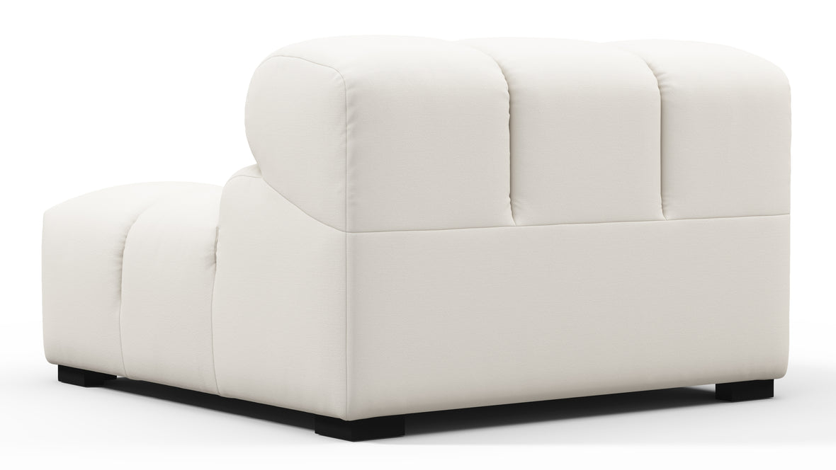Tufty Outdoor - Tufty Outdoor Module, Armless, Soft White Performance Weave