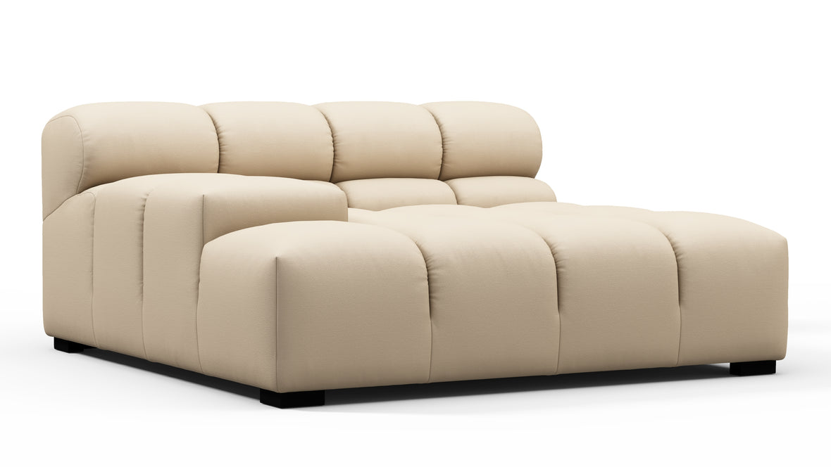 Tufty Outdoor - Tufty Outdoor Module, Deep Large Left Arm, Latte Performance Weave