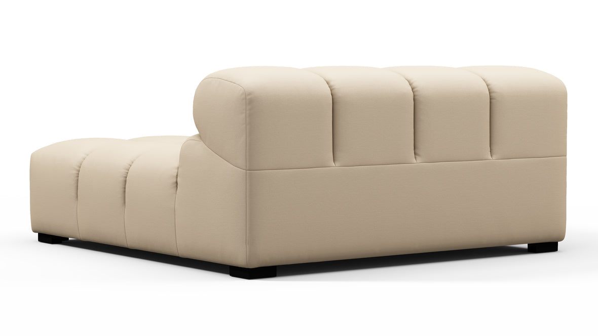 Tufty Outdoor - Tufty Outdoor Module, Deep Large Left Arm, Latte Performance Weave