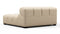 Tufty Outdoor - Tufty Outdoor Module, Deep Large Left Arm, Latte Performance Weave