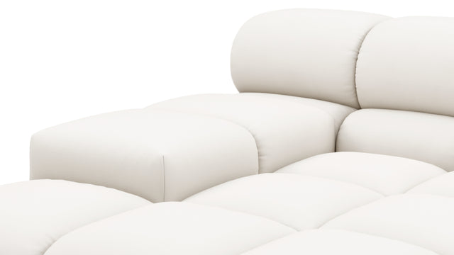 Tufty Outdoor - Tufty Outdoor Module, Deep Large Left Arm, Soft White Performance Weave