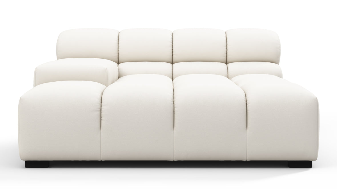 Tufty Outdoor - Tufty Outdoor Module, Deep Large Left Arm, Soft White Performance Weave