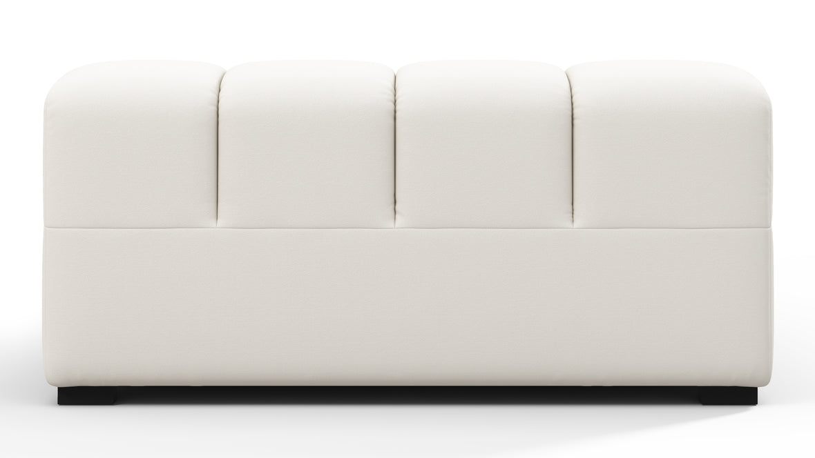 Tufty Outdoor - Tufty Outdoor Module, Deep Large Left Arm, Soft White Performance Weave