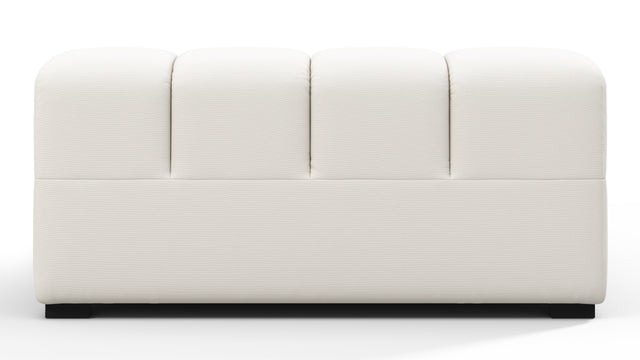 Tufty Outdoor - Tufty Outdoor Module, Deep Large Left Arm, Soft White Performance Weave