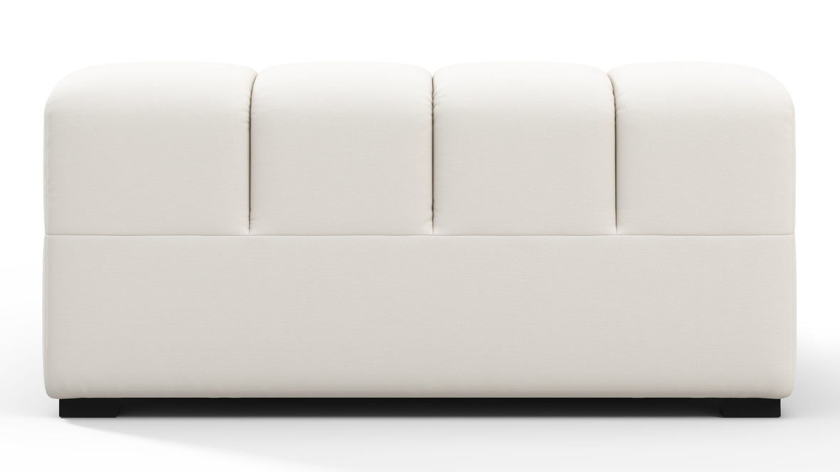 Tufty Outdoor - Tufty Outdoor Module, Deep Large Right Arm, Soft White Performance Weave