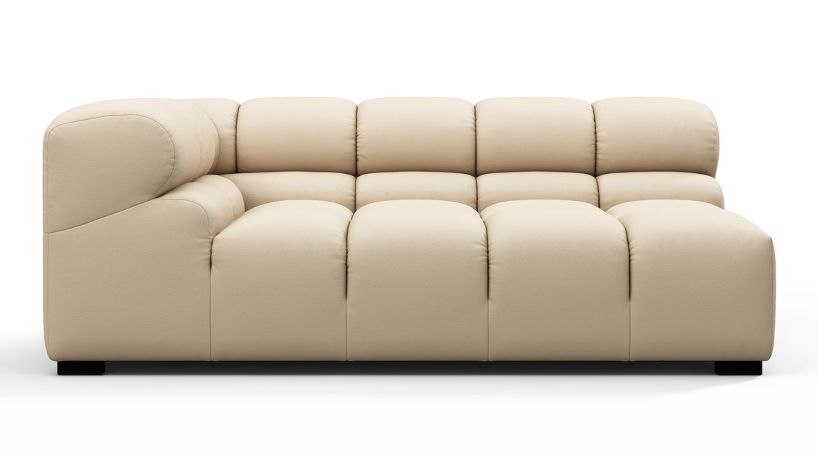 Tufty Outdoor - Tufty Outdoor Module, Extra Large Left Corner, Latte Performance Weave