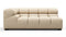 Tufty Outdoor - Tufty Outdoor Module, Extra Large Left Corner, Latte Performance Weave