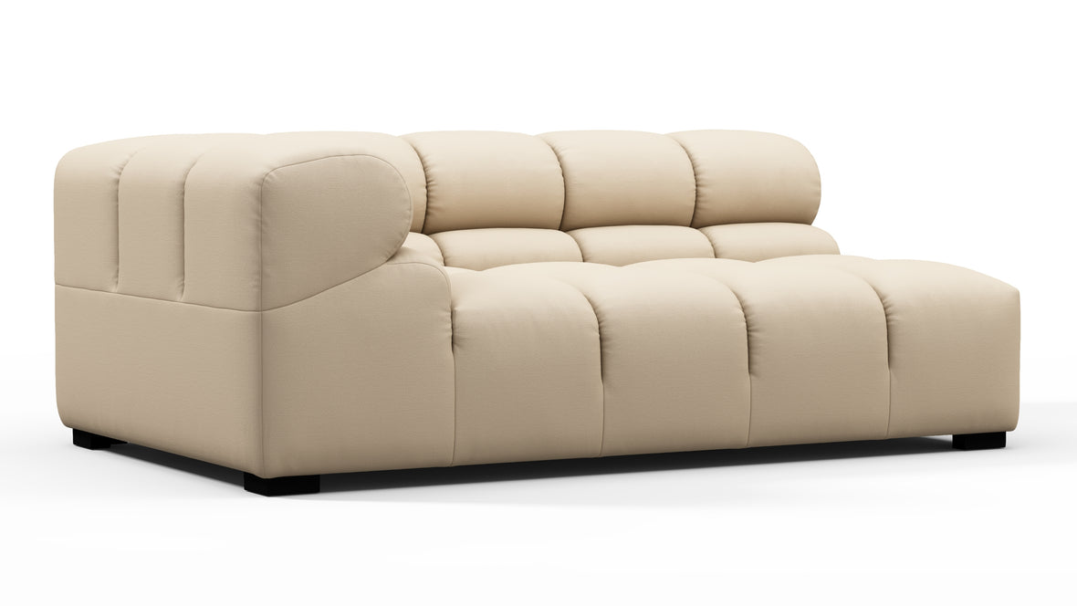 Tufty Outdoor - Tufty Outdoor Module, Extra Large Left Corner, Latte Performance Weave