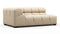 Tufty Outdoor - Tufty Outdoor Module, Extra Large Left Corner, Latte Performance Weave