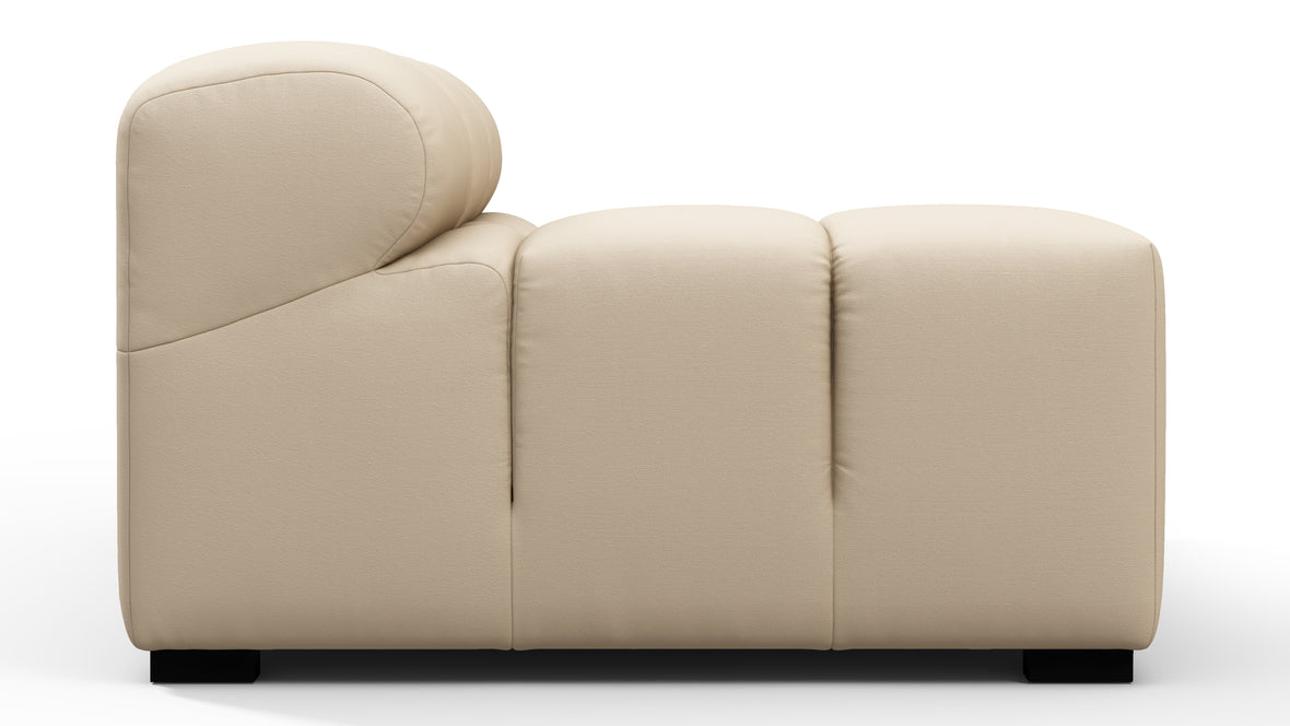 Tufty Outdoor - Tufty Outdoor Module, Left Arm, Latte Performance Weave