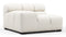Tufty Outdoor - Tufty Outdoor Module, Left Arm, Soft White Performance Weave