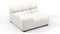 Tufty Outdoor - Tufty Outdoor Module, Left Arm, Soft White Performance Weave