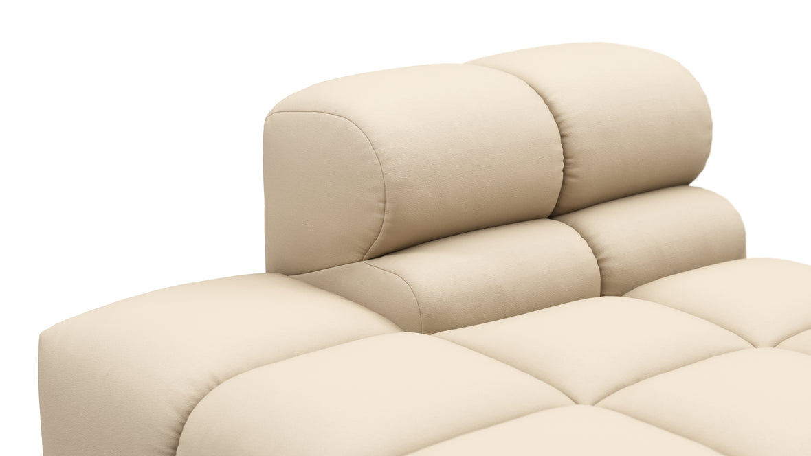 Tufty Outdoor - Tufty Outdoor Module, Left Chaise, Armless, Latte Performance Weave
