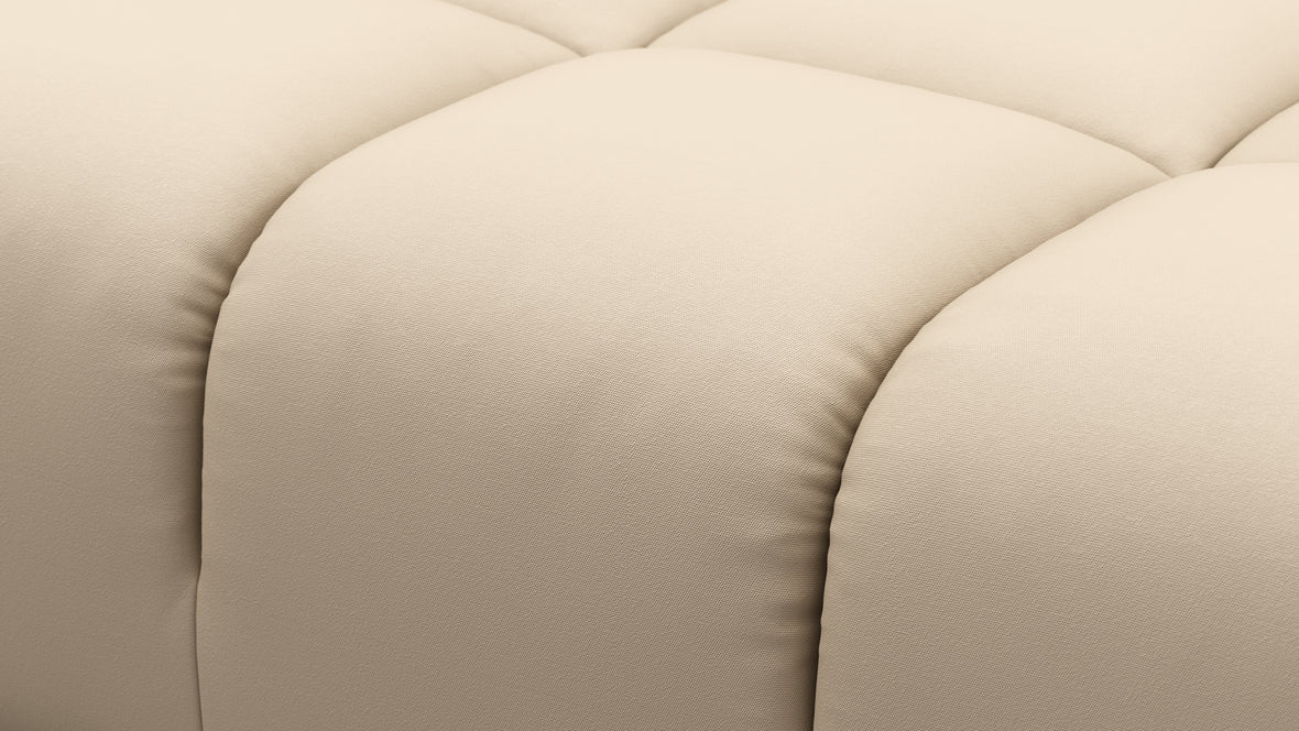 Tufty Outdoor - Tufty Outdoor Module, Left Chaise, Armless, Latte Performance Weave