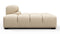 Tufty Outdoor - Tufty Outdoor Module, Left Chaise, Armless, Latte Performance Weave