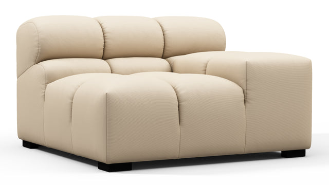 Tufty Outdoor - Tufty Outdoor Module, Right Arm, Latte Performance Weave