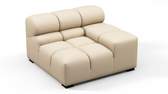 Tufty Outdoor - Tufty Outdoor Module, Right Arm, Latte Performance Weave