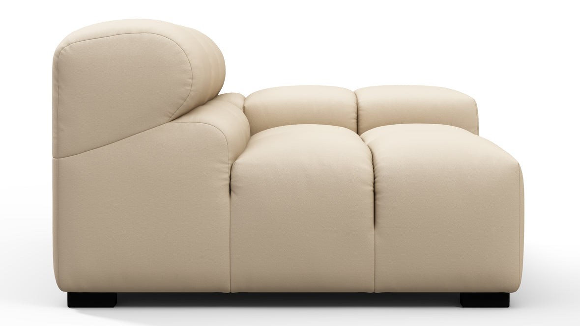 Tufty Outdoor - Tufty Outdoor Module, Right Arm, Latte Performance Weave