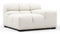 Tufty Outdoor - Tufty Outdoor Module, Right Arm, Soft White Performance Weave