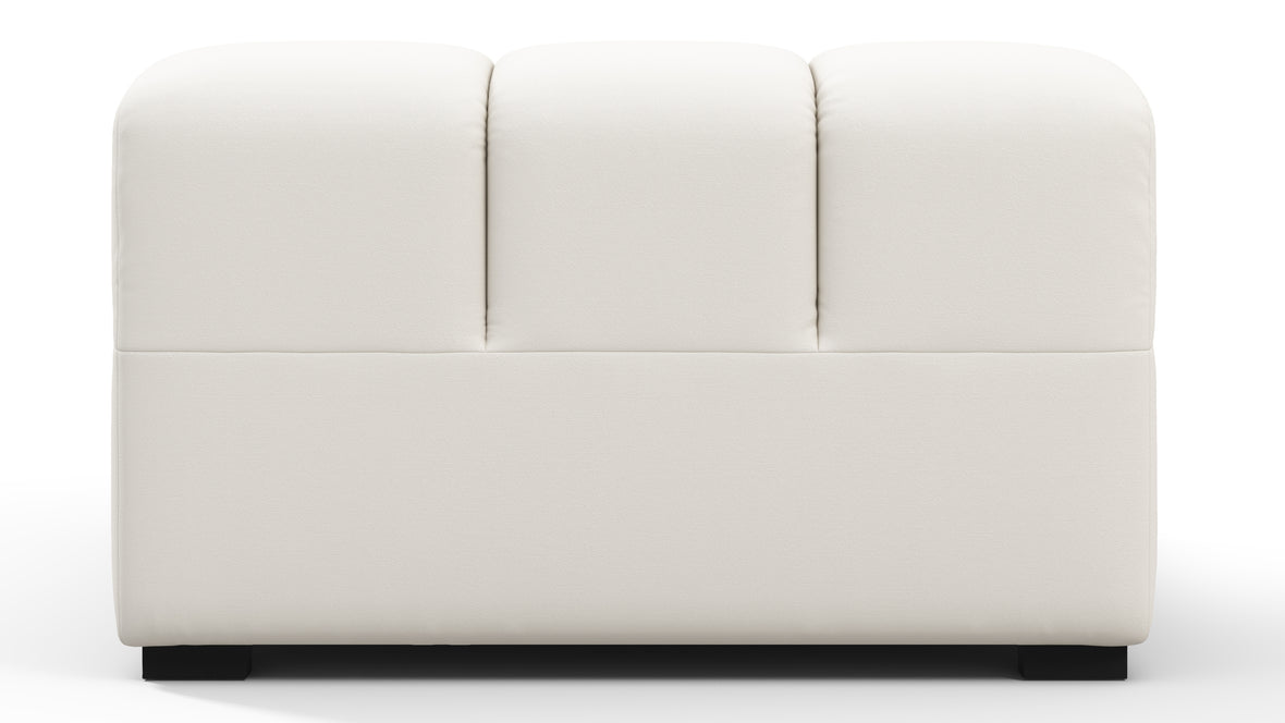 Tufty Outdoor - Tufty Outdoor Module, Right Arm, Soft White Performance Weave