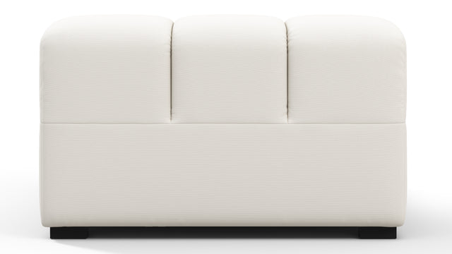 Tufty Outdoor - Tufty Outdoor Module, Right Arm, Soft White Performance Weave