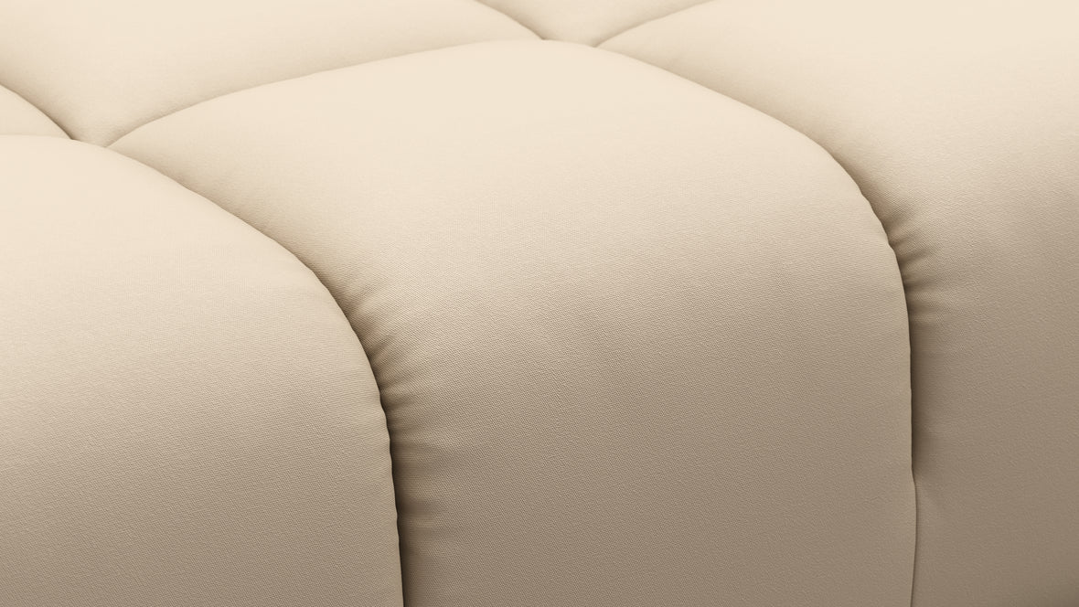 Tufty Outdoor - Tufty Outdoor Module, Right Chaise, Armless, Latte Performance Weave