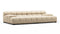 Tufty Outdoor - Tufty Outdoor Sectional, Extra Deep Sofa, Latte Performance Weave