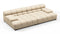 Tufty Outdoor - Tufty Outdoor Sectional, Extra Deep Sofa, Latte Performance Weave