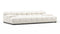 Tufty Outdoor - Tufty Outdoor Sectional, Extra Deep Sofa, Soft White Performance Weave