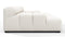Tufty Outdoor - Tufty Outdoor Sectional, Extra Deep Sofa, Soft White Performance Weave