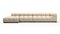 Tufty Outdoor - Tufty Outdoor Sectional, Large, Left Chaise, Latte Performance Weave