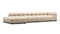 Tufty Outdoor - Tufty Outdoor Sectional, Large, Left Chaise, Latte Performance Weave