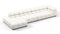 Tufty Outdoor - Tufty Outdoor Sectional, Large, Left Chaise, Soft White Performance Weave