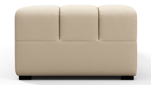 Tufty Outdoor - Tufty Outdoor Sectional, Large, Right Chaise, Latte Performance Weave