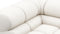 Tufty Outdoor - Tufty Outdoor Sectional, Large, Right Chaise, Soft White Performance Weave
