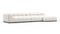 Tufty Outdoor - Tufty Outdoor Sectional, Large, Right Chaise, Soft White Performance Weave