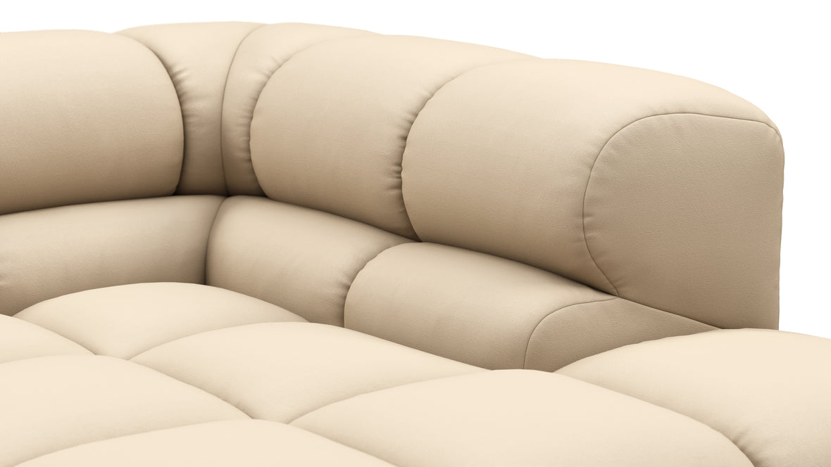 Tufty Outdoor - Tufty Outdoor Sectional, Small L, Left, Latte Performance Weave