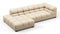 Tufty Outdoor - Tufty Outdoor Sectional, Small L, Left, Latte Performance Weave