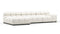 Tufty Outdoor - Tufty Outdoor Sectional, Small, Left Chaise, Soft White Performance Weave